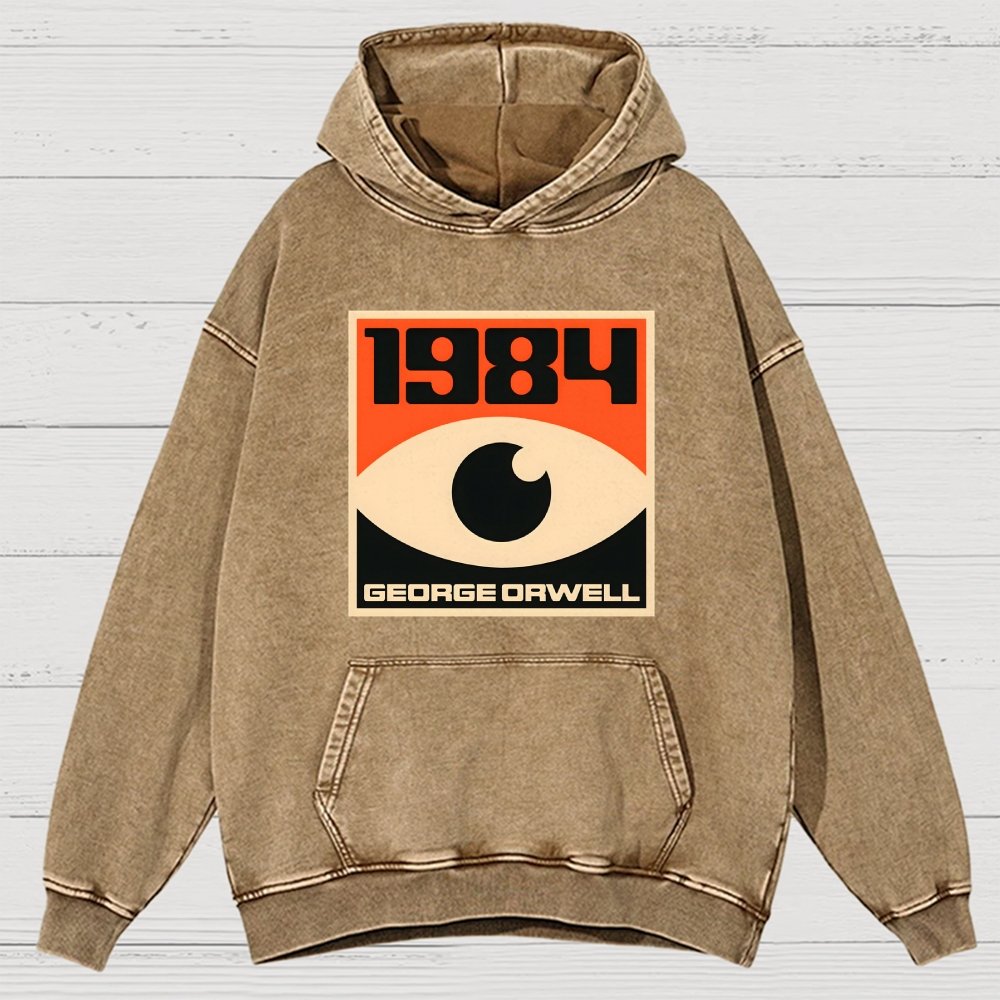 1984 Vintage Distressed Hoodie
