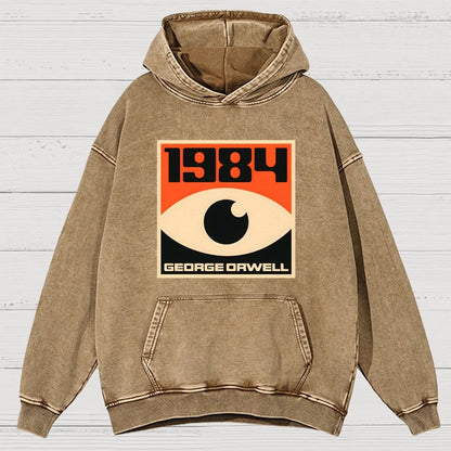 1984 Vintage Distressed Hoodie