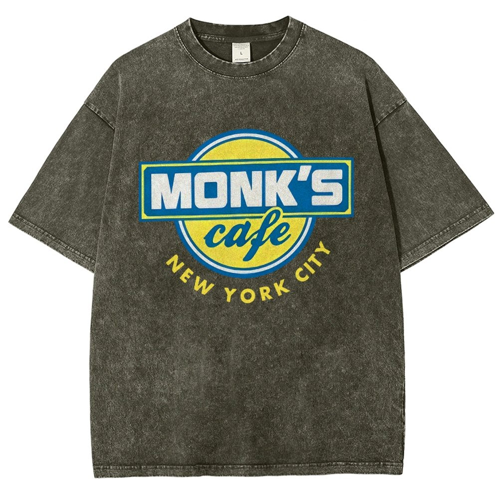 Mystic Cafe Vintage Distressed T-shirt