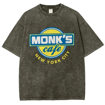 Mystic Cafe Vintage Distressed T-shirt