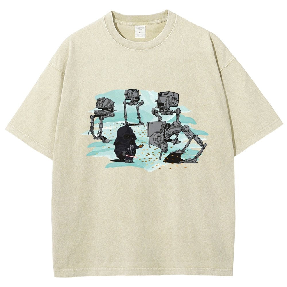 Dark Lord feeds the mechanical bird Vintage Distressed T-shirt