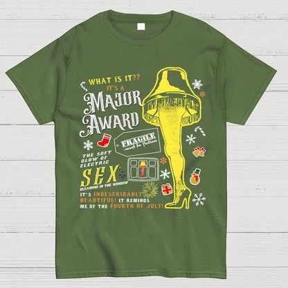 A Major Award Leg Lamp Christmas Geek T-Shirt