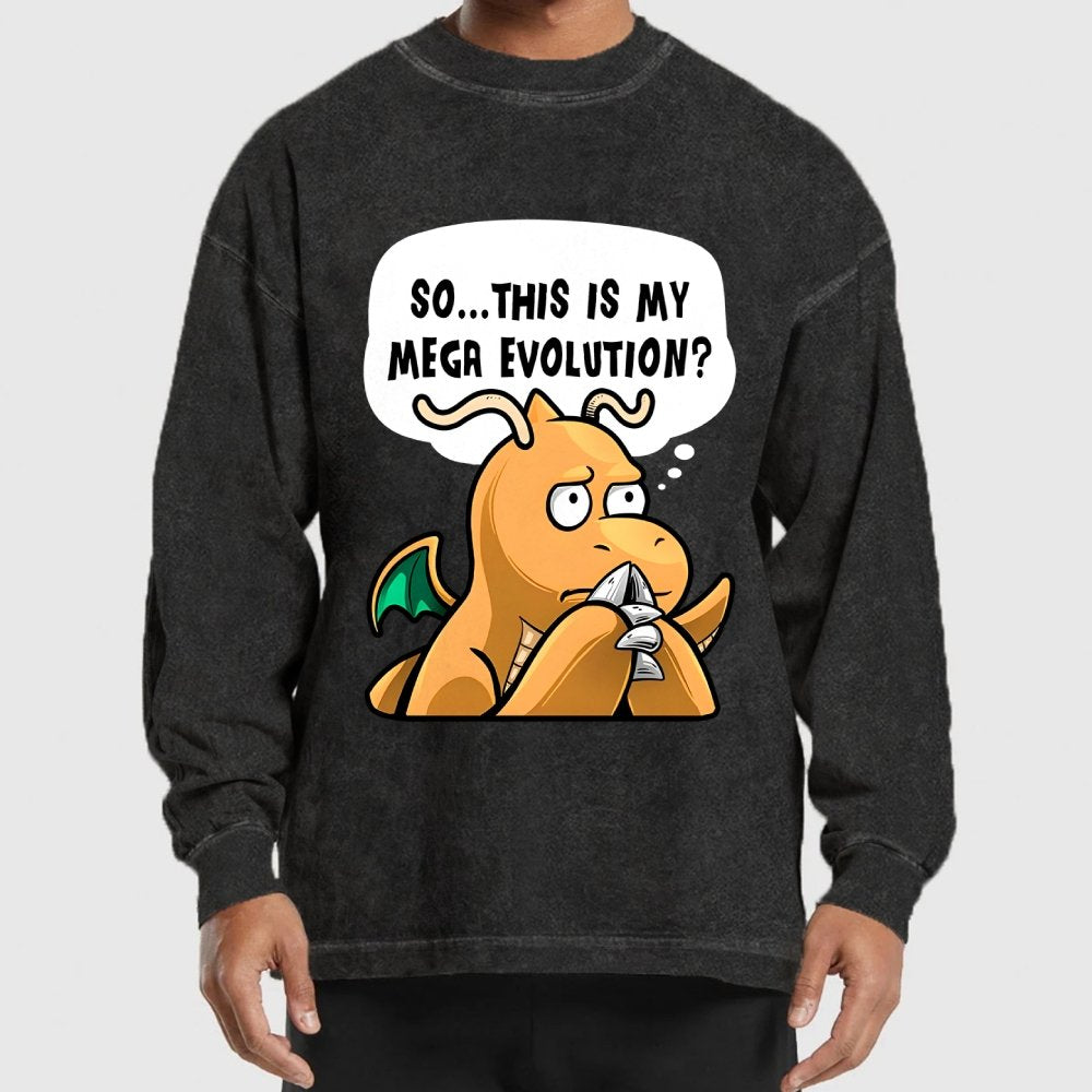 This is my Mega Evolution Washed Long Sleeve Tee