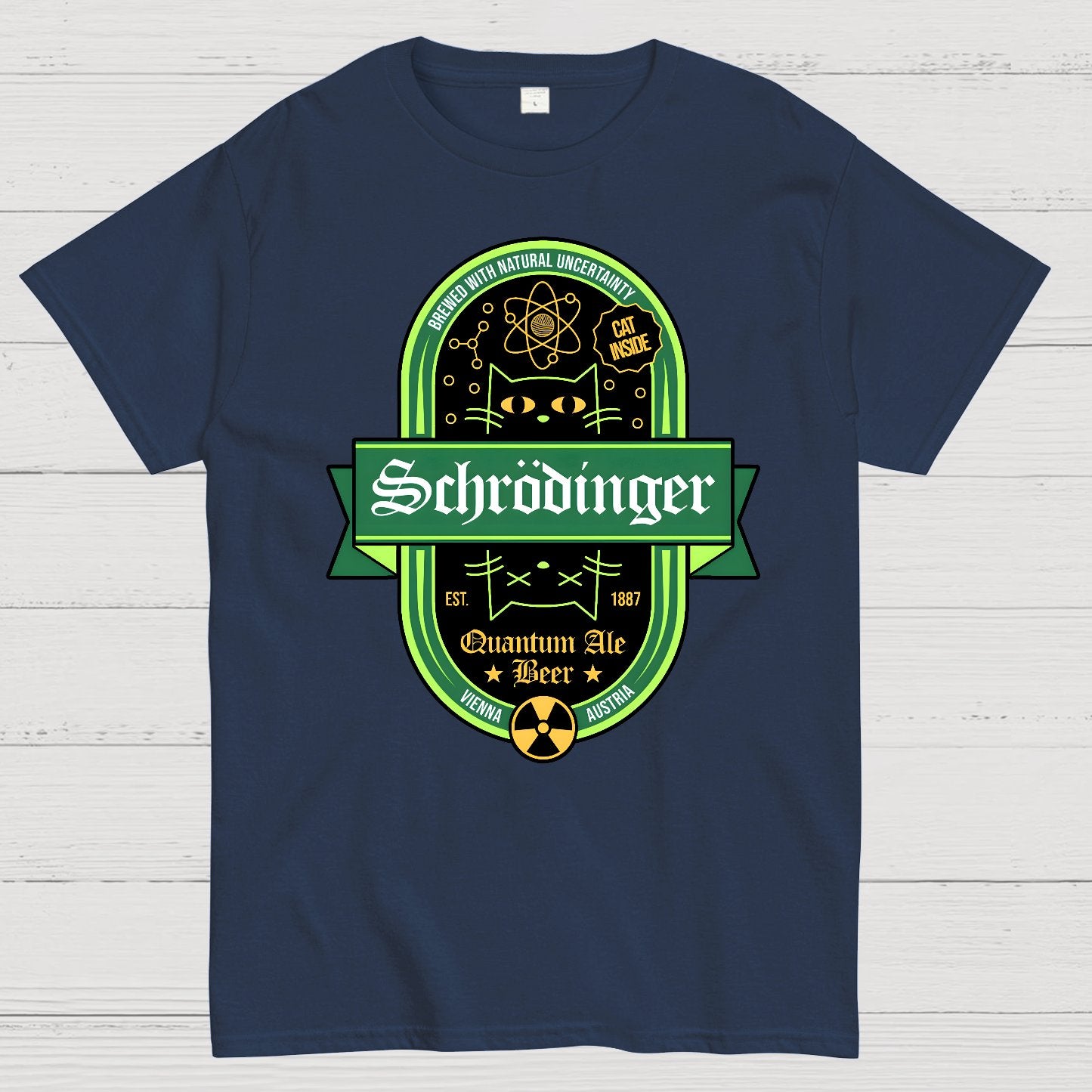 Schrodinger Quantum Ale Beer Geek T-Shirt