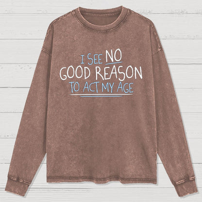 Washed Long Sleeve Tee