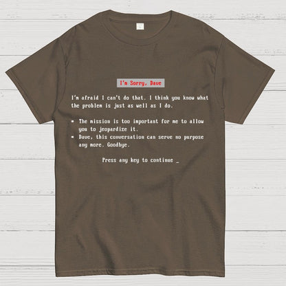 Blue Screen of HAL Geek T-Shirt