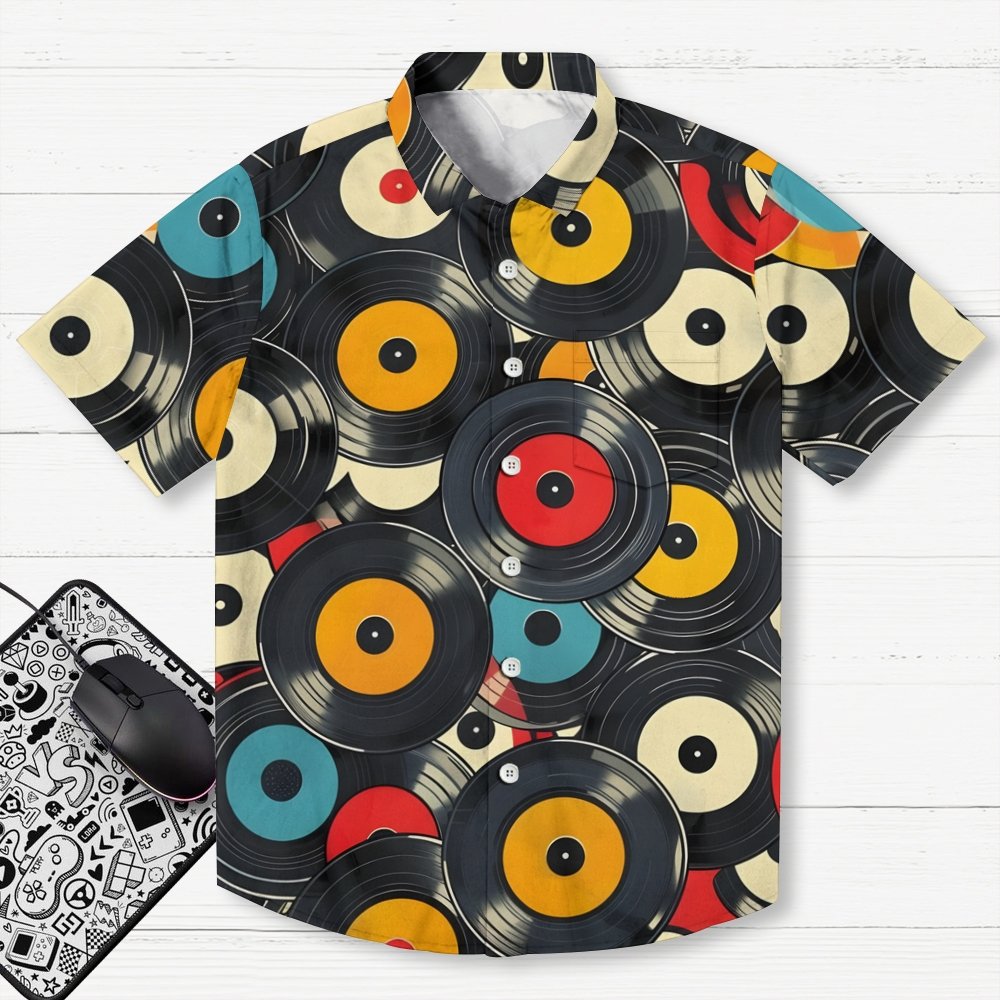 Color clashing Music Geek Hawaiian Shirt