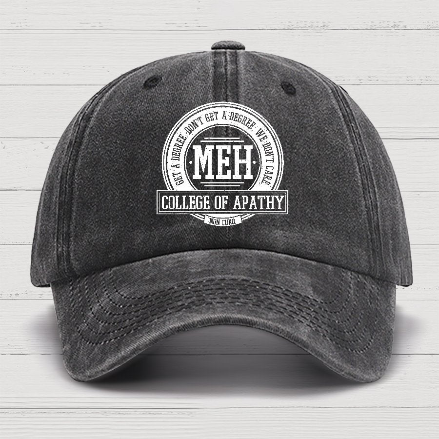 College of Apathy Cotton Hat