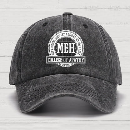 College of Apathy Cotton Hat