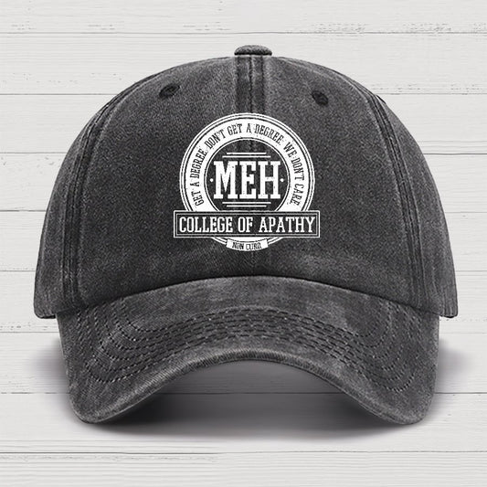 College of Apathy Cotton Hat