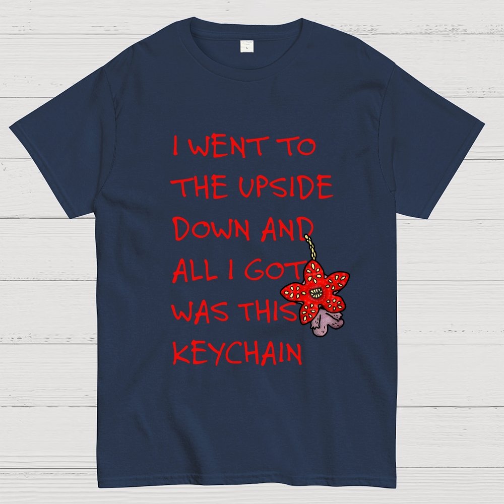 Upside Down Keychain Geek T-Shirt