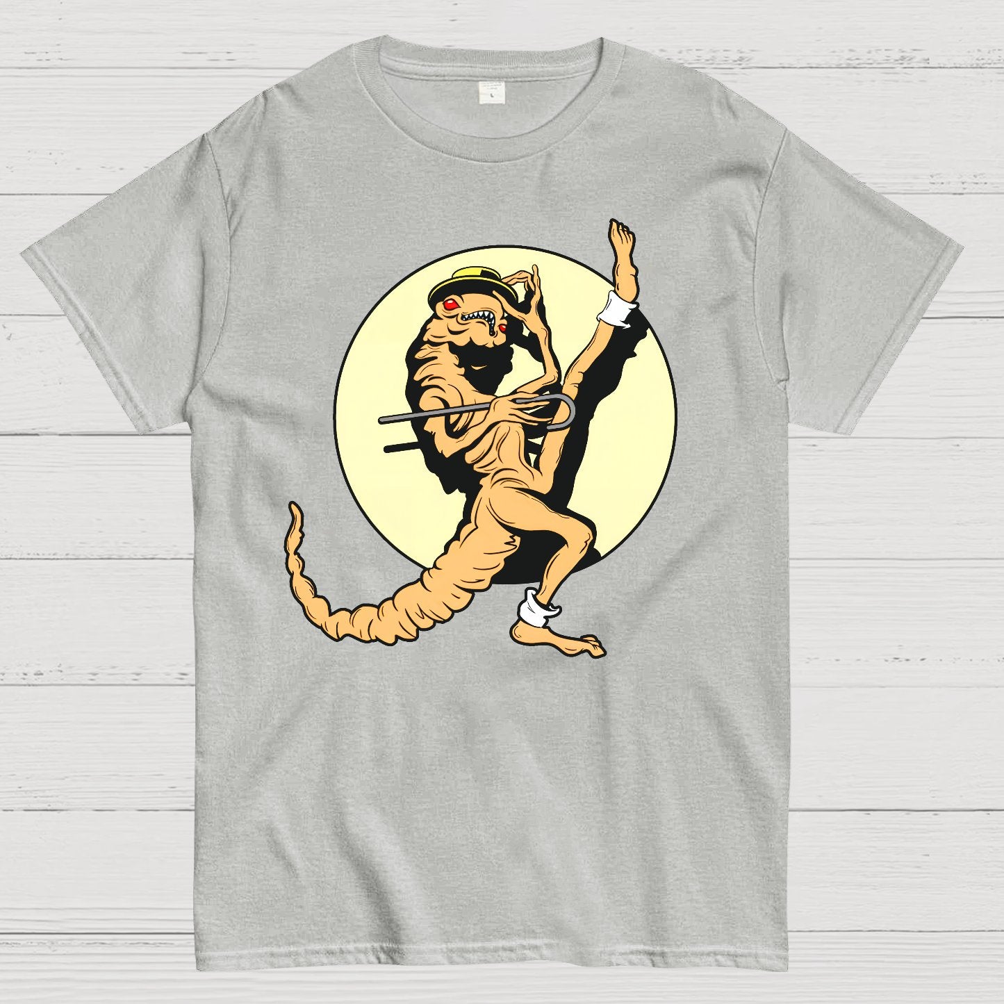 Space Creature Funny Magnet Geek T-Shirt