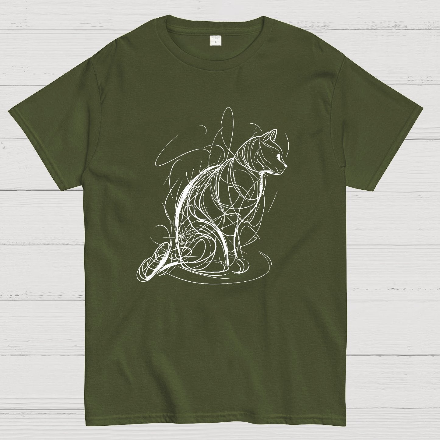 Cat Lines Geek T-Shirt