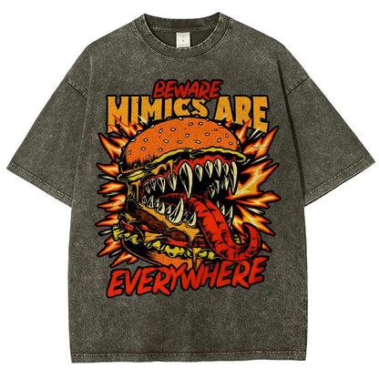 Mimics Are Everywhere Vintage Distressed T-shirt