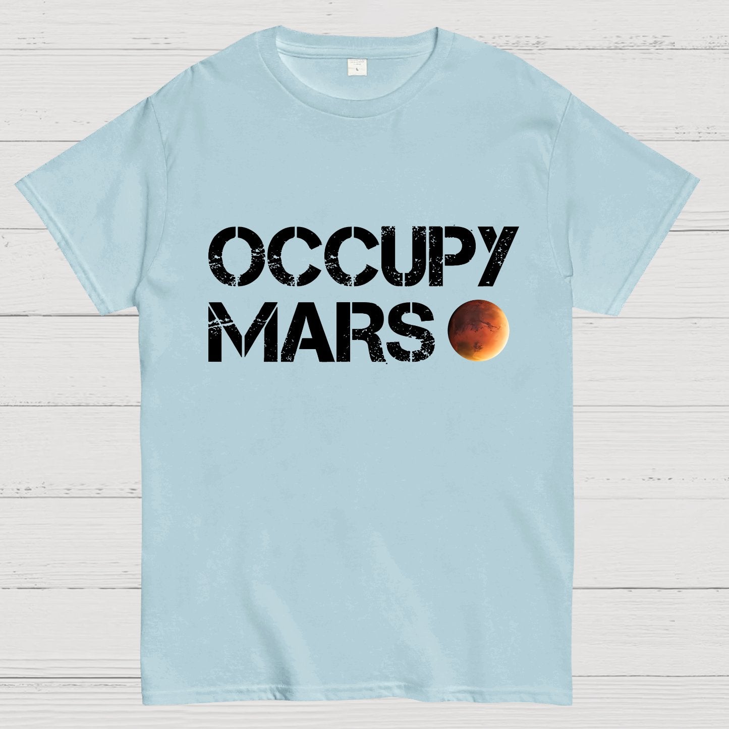 Occupy Mars Nerdy T-Shirt