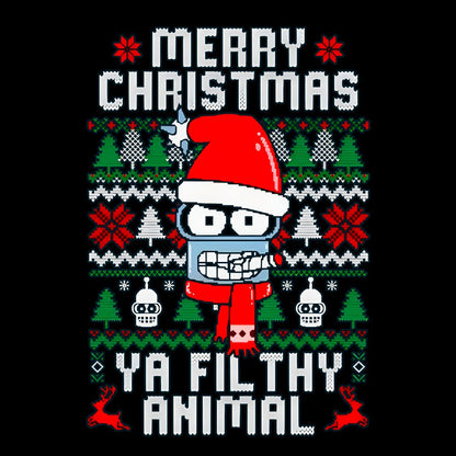 Merry Christmas Ya Filthy Animal Geek T-Shirt