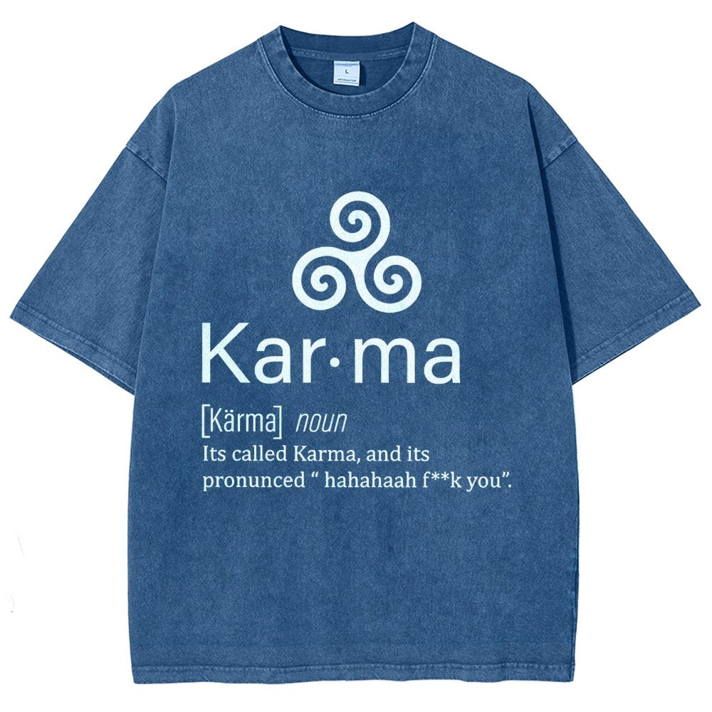 Karma definition Vintage Distressed T-shirt