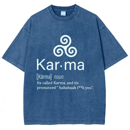 Karma definition Vintage Distressed T-shirt