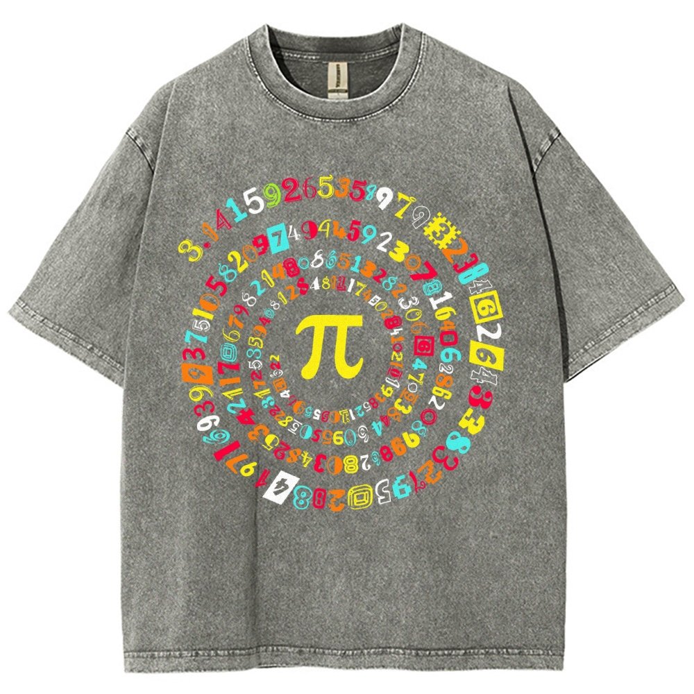 Happy Pi Day Vintage Distressed T-shirt