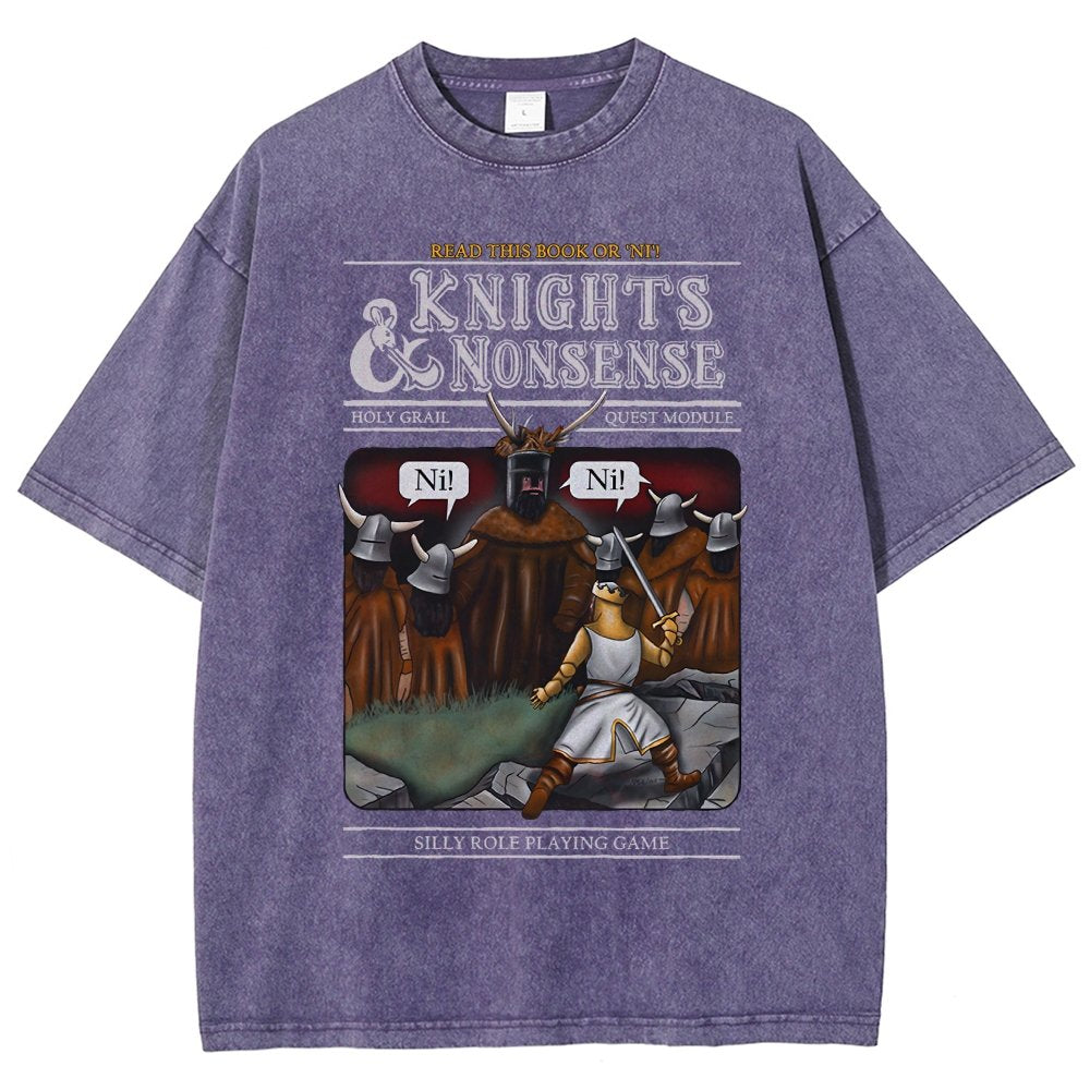 Knights & Nonsense Vintage Distressed T-shirt