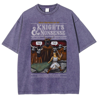 Knights & Nonsense Vintage Distressed T-shirt