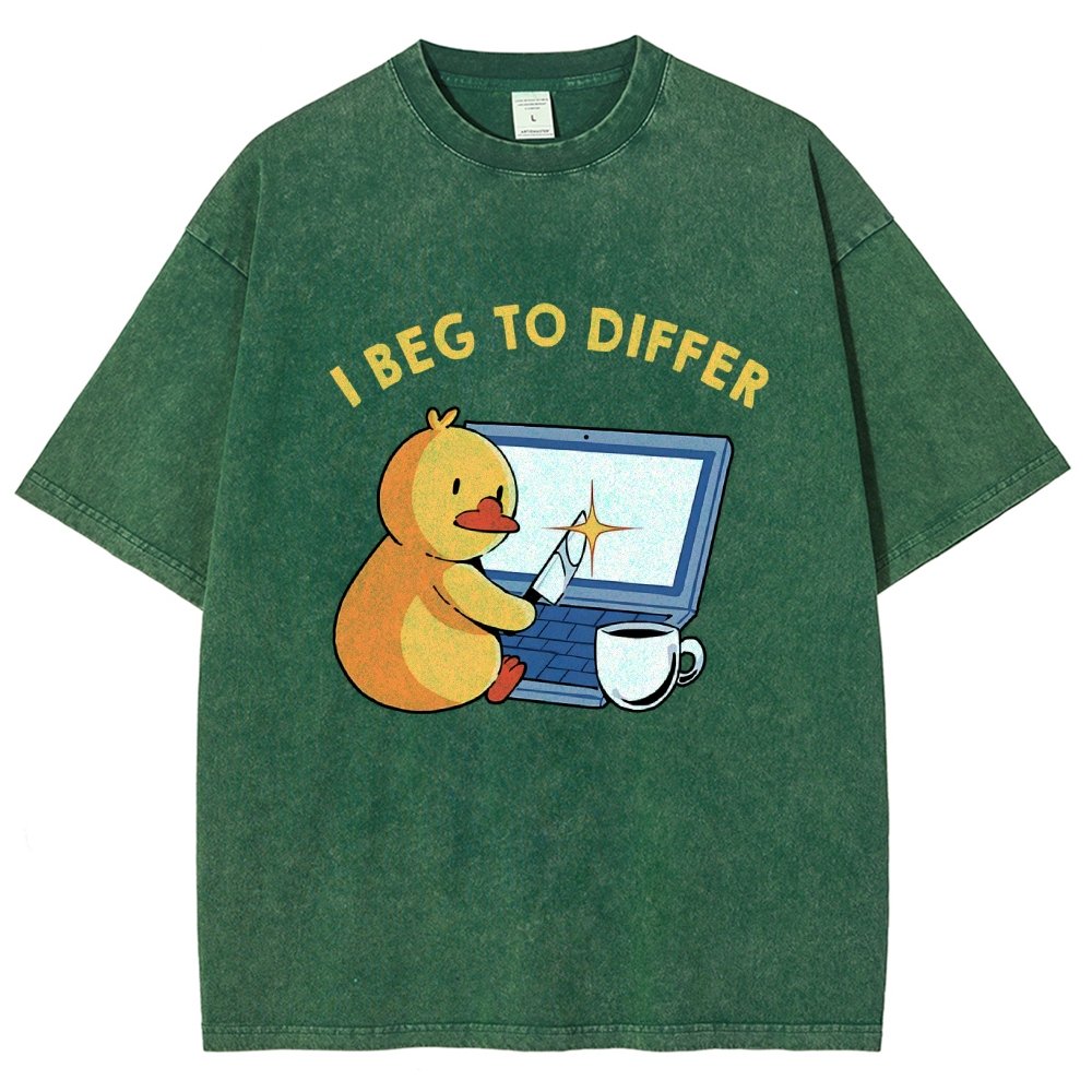 I Beg To Differ Vintage Distressed T-shirt