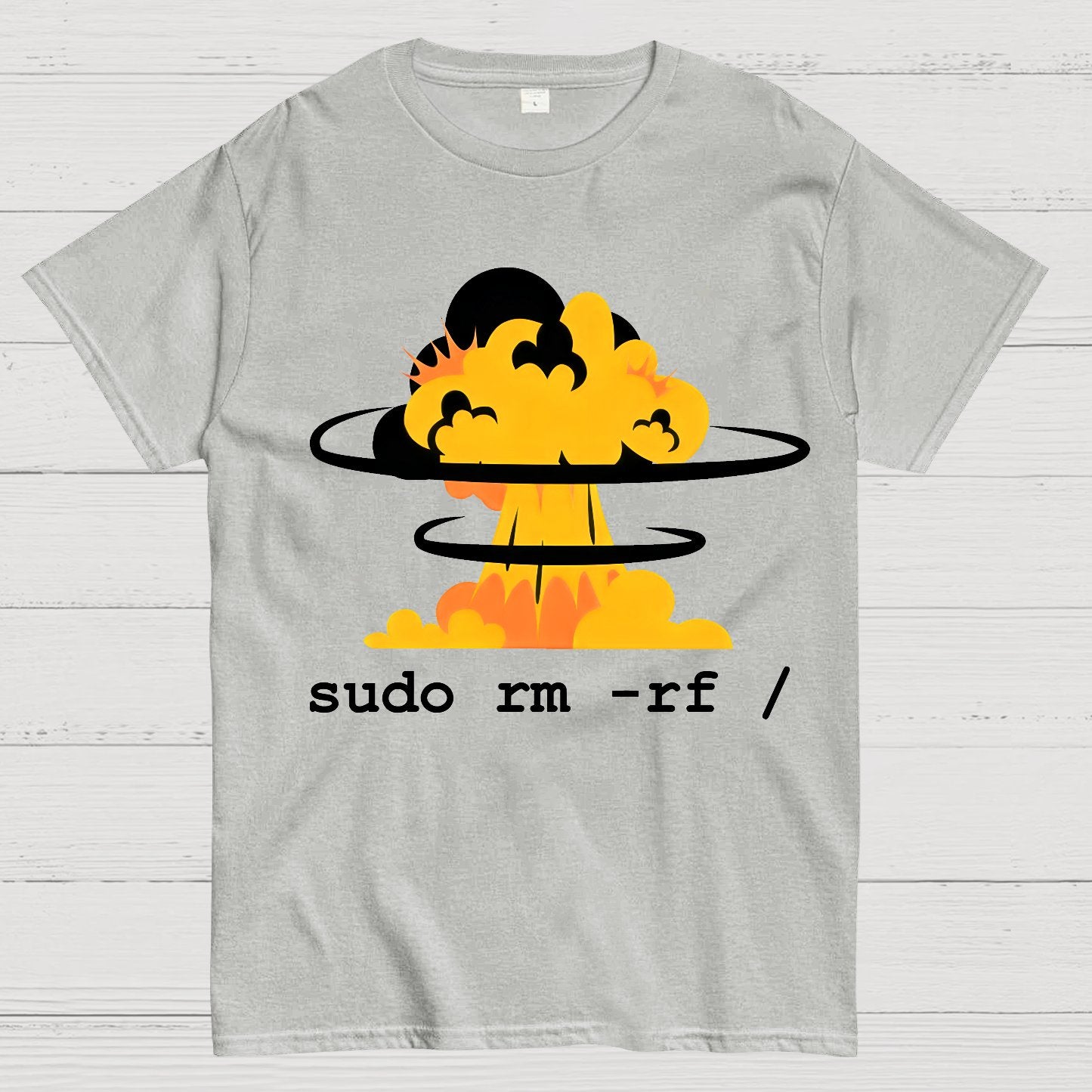 Linux - Funny Linux Command Sudo RM Geek T-Shirt