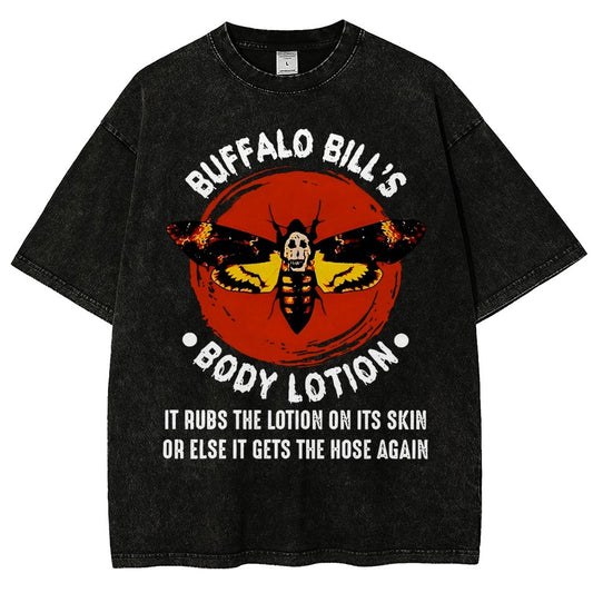 buffalo bills body lotion Vintage Distressed T-shirt