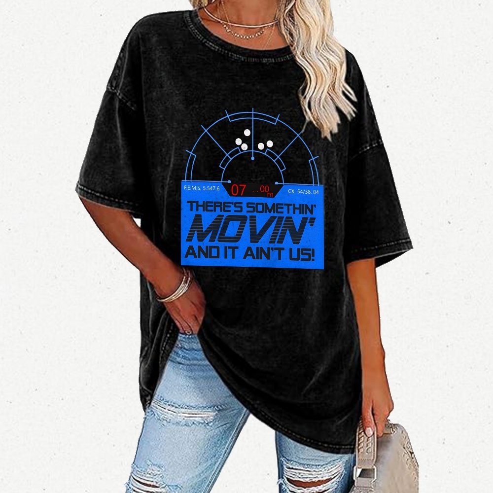 Motion Tracking - Somethin' Movin' Space Corps Vintage Distressed T-shirt