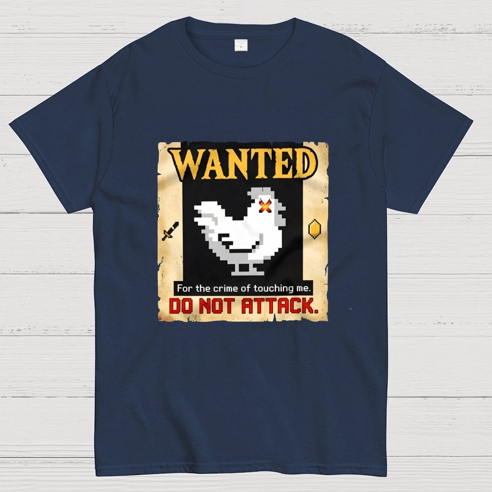 Wanted For The Crime Of Touching Me Art Print Geek T-Shirt