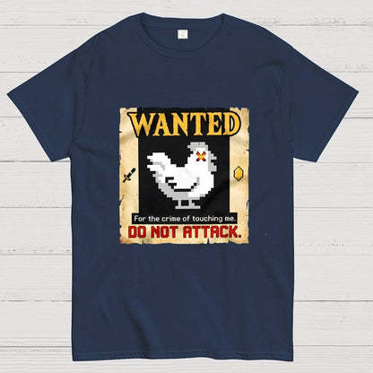 Wanted For The Crime Of Touching Me Art Print Geek T-Shirt