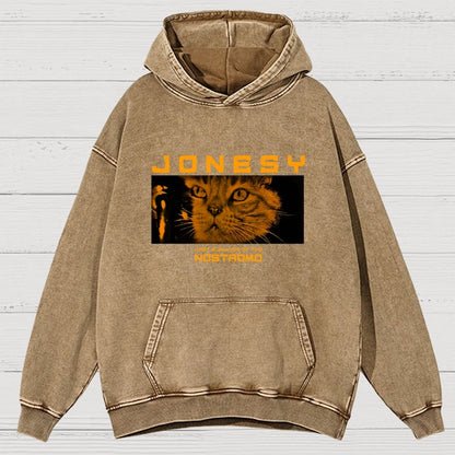 Jonesy Nostrocat Space Survivor Vintage Distressed Hoodie