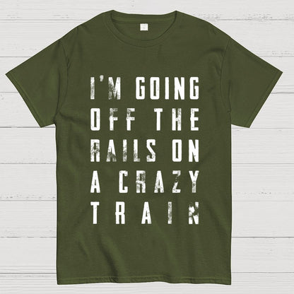 Crazy Train Lyric Quote Unisex Geek T-Shirt