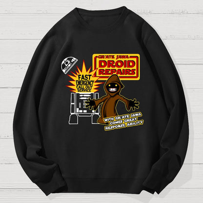 Robot Maintenance Geek Cotton Sweatshirt