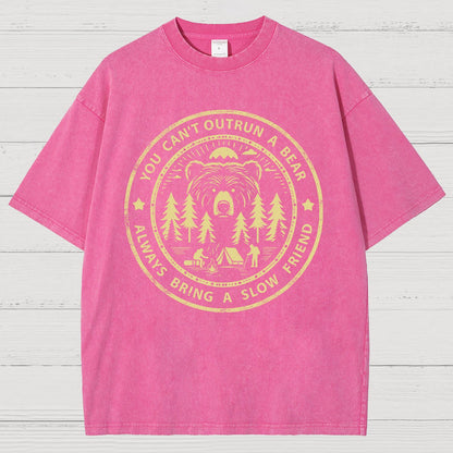 You Can't Outrun A Bear Vintage Distressed T-shirt