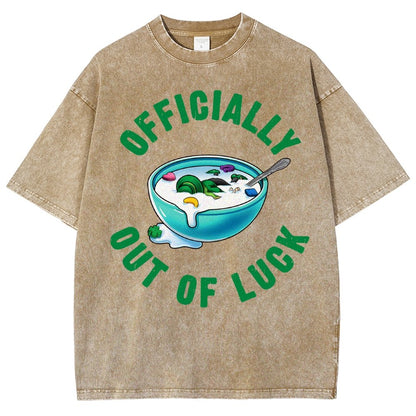Out of Luck Vintage Distressed T-shirt