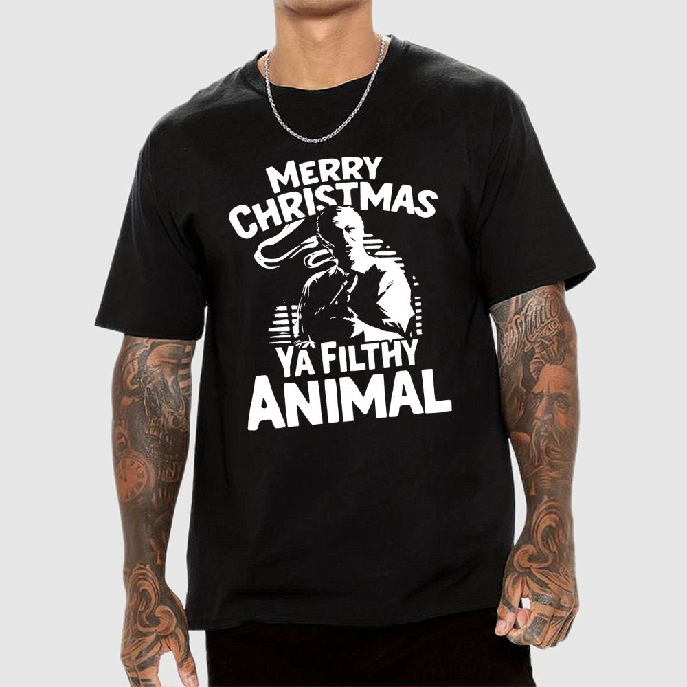 Merry Christmas Ya Filthy Animal Geek T-Shirt
