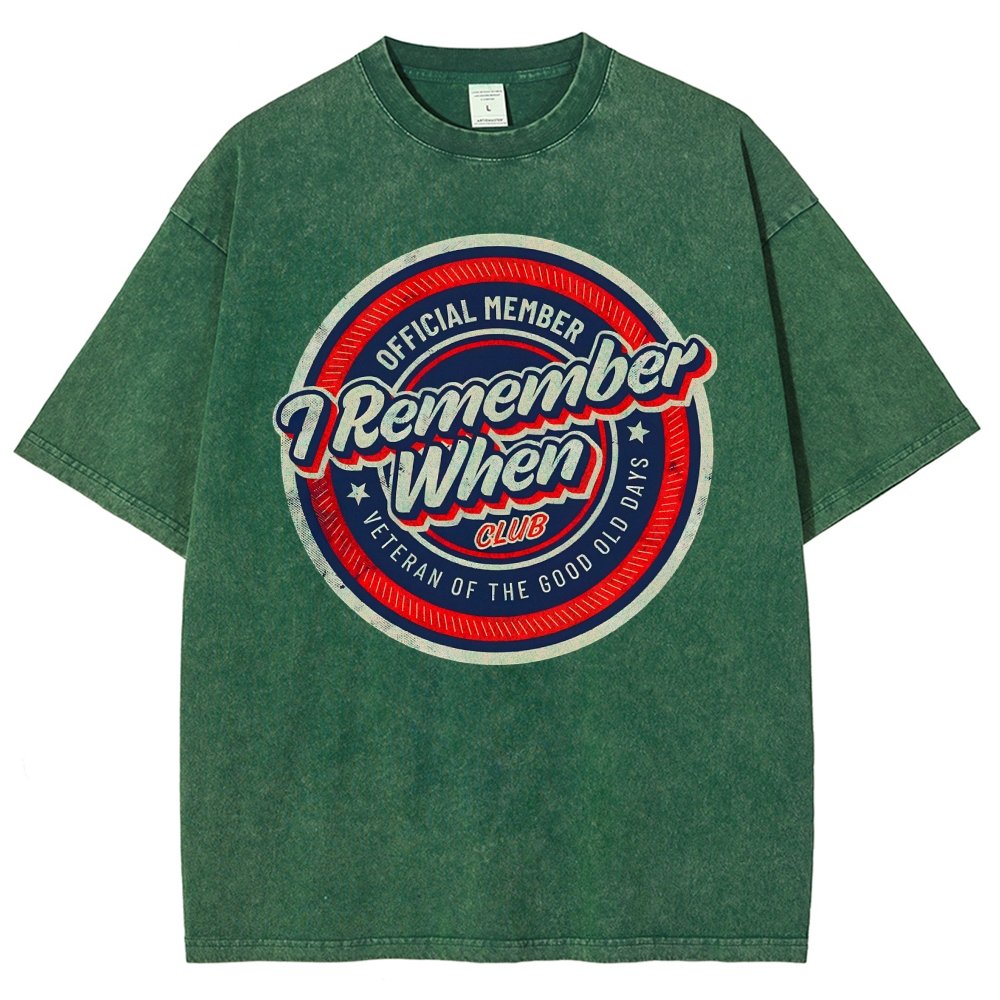 Remember When Vintage Distressed T-shirt