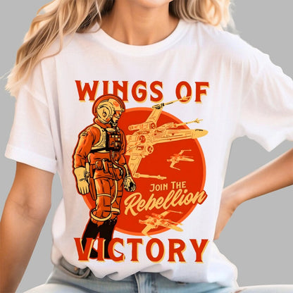 Wings of Triumph Victory Recruitment Geek T-Shirt