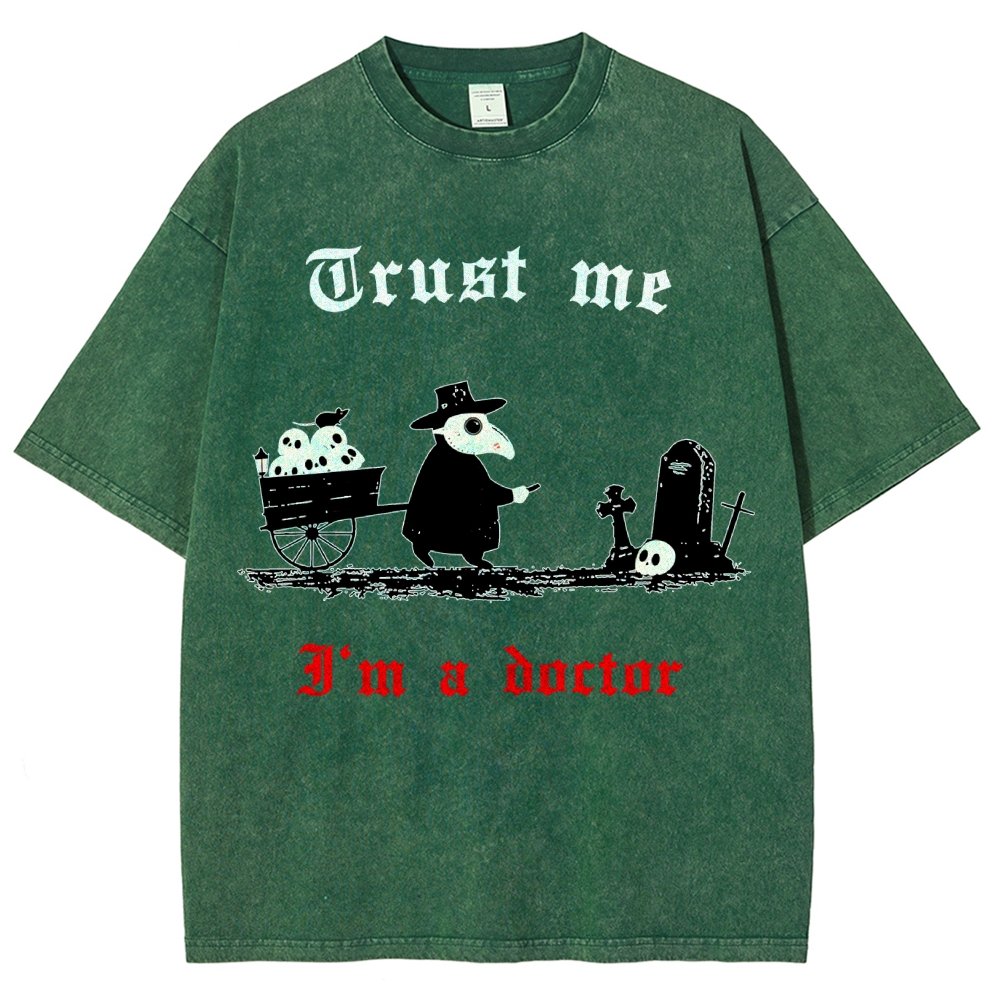 Trust Me I'm A Doctor Vintage Distressed T-shirt