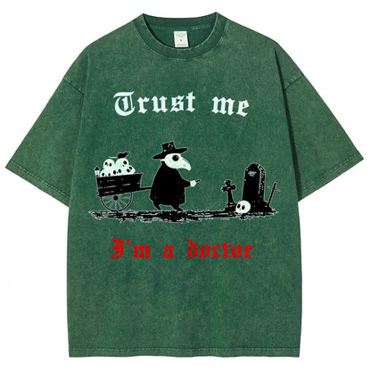 Trust Me I'm A Doctor Vintage Distressed T-shirt
