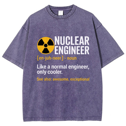 Nuclear Engineering Radioactive Chernobyl Vintage Distressed T-shirt