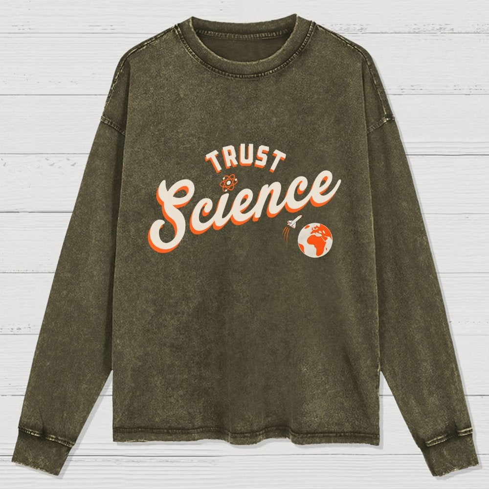 Vintage Science Trust Washed Long Sleeve Tee