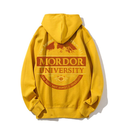 Graduation Is Not An Easy Thing Printed Back Cotton Hoodie