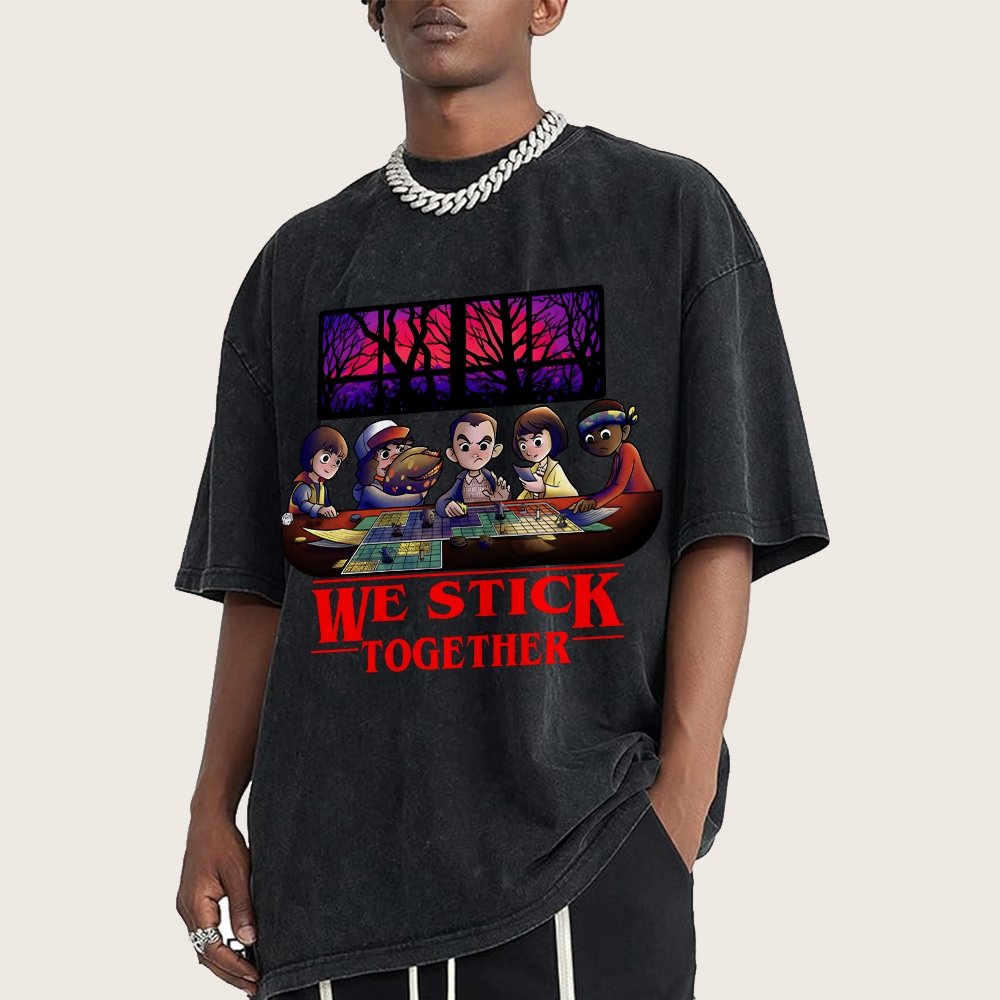 We Stick Together Vintage Distressed T-shirt