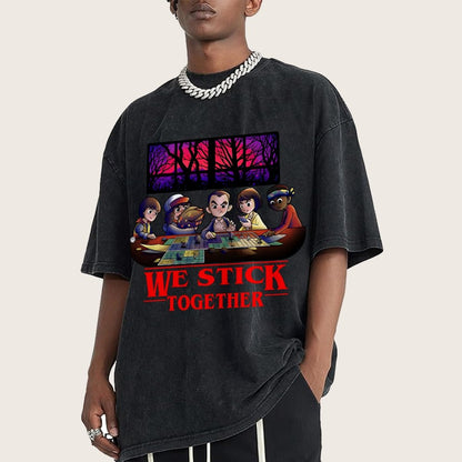 We Stick Together Vintage Distressed T-shirt