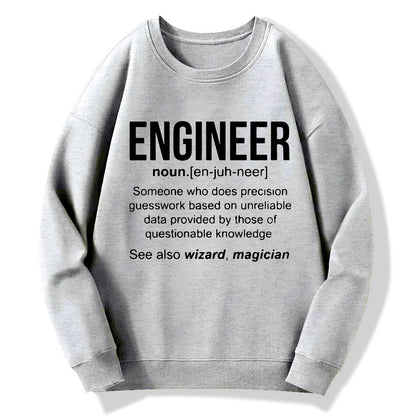 Engineer Geek Cotton Sweatshirt