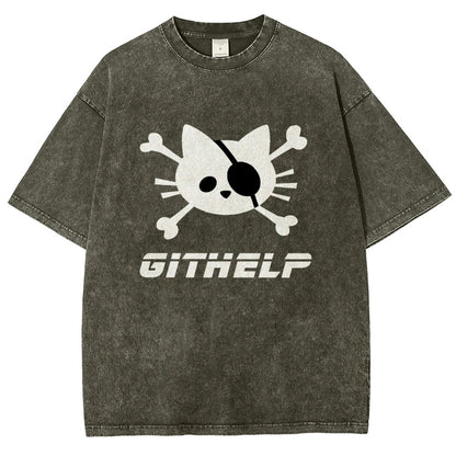 GitHelp Vintage Distressed T-shirt