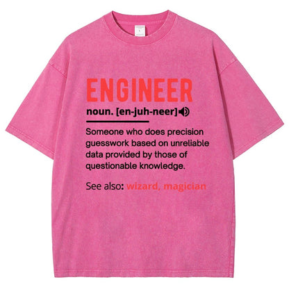 Engineer Definition Vintage Distressed T-shirt