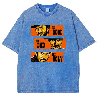 The Good The Bad The Ugly Vintage Distressed T-shirt